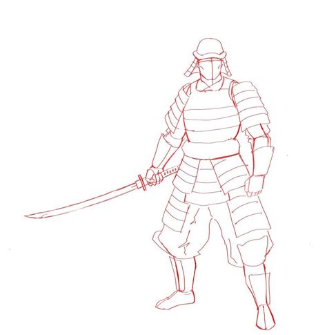 dibujar samurai|how to draw a samurai.